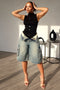 Unconditional Buckle Sleeveless Top